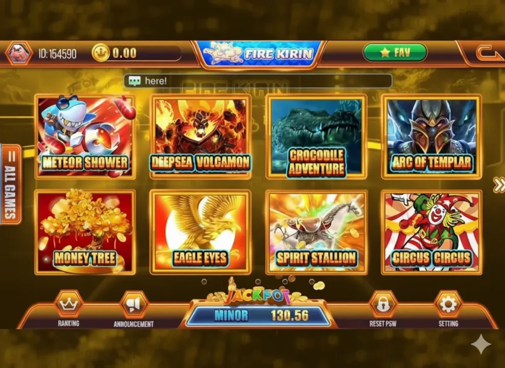 Play Fire Kirin Online